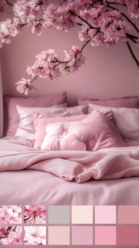 Pink Bedroom Color Palettes 13