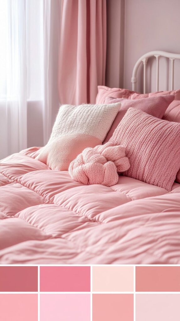 Pink Bedroom Color Palettes 14