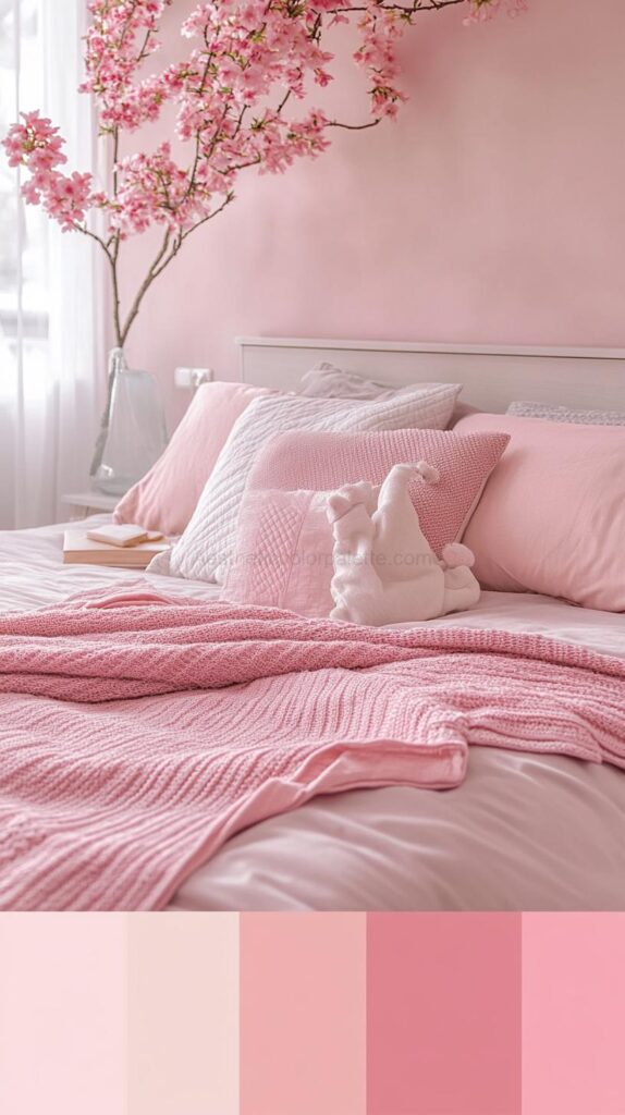 Pink Bedroom Color Palettes 15