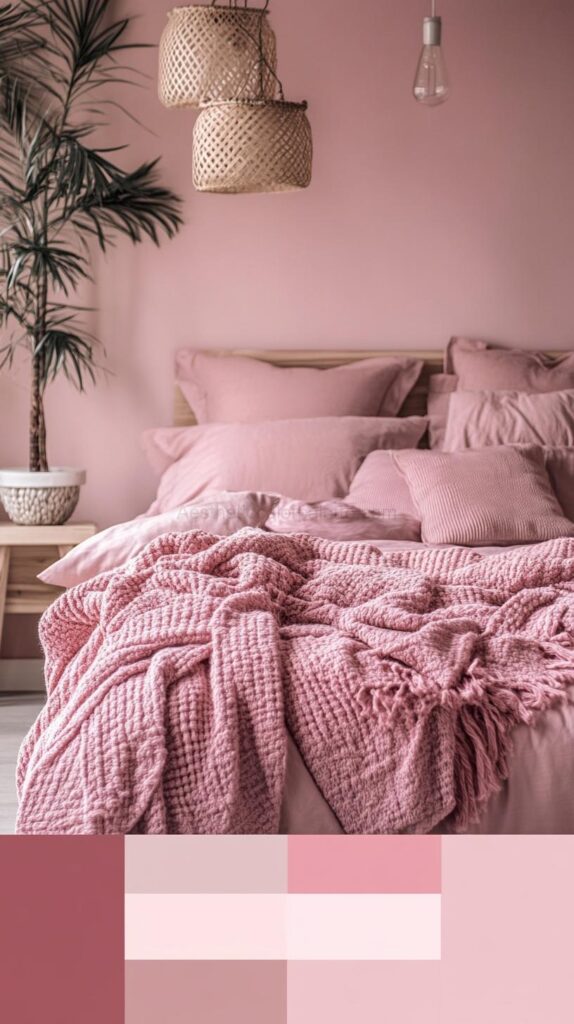 Pink Bedroom Color Palettes 16