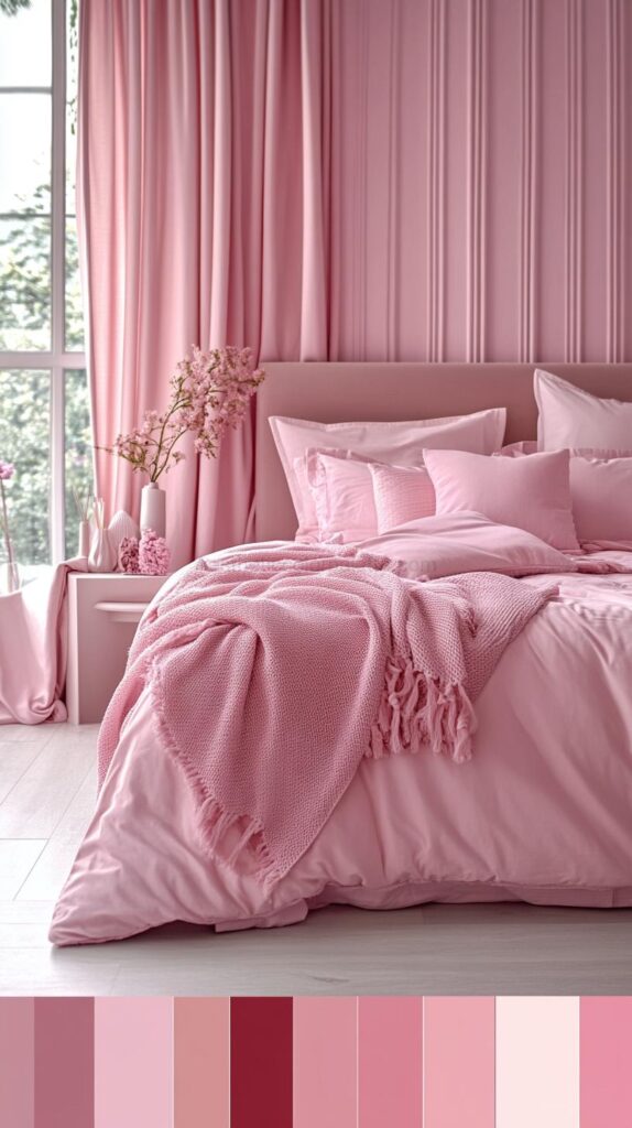 Pink Bedroom Color Palettes 25