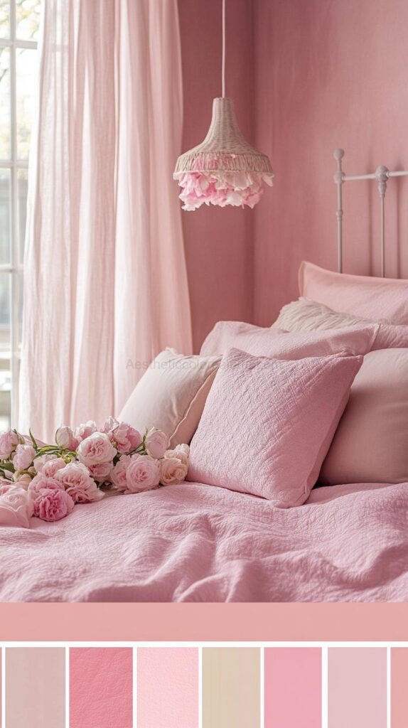 Pink Bedroom Color Palettes 29