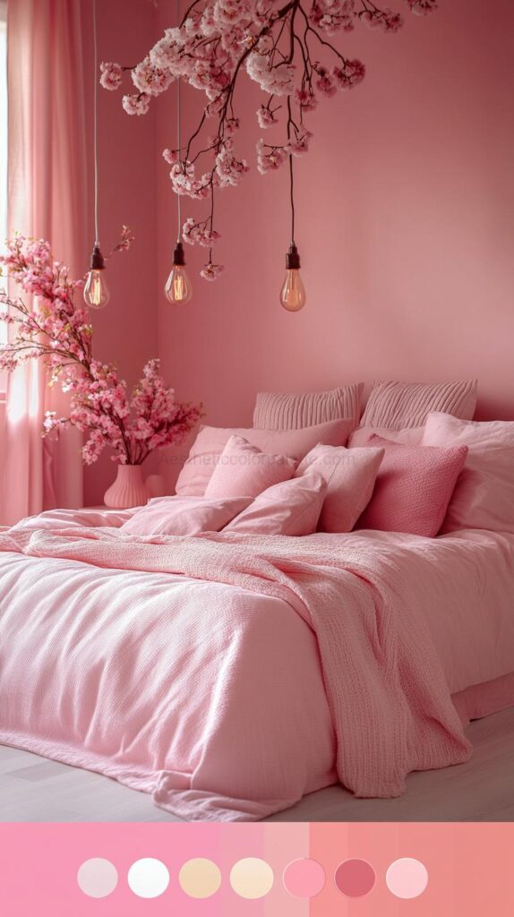 Pink Bedroom Color Palettes 31