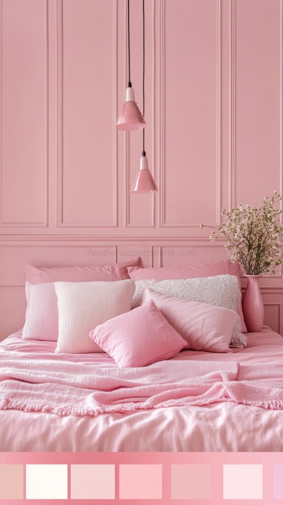 Pink Bedroom Color Palettes 33