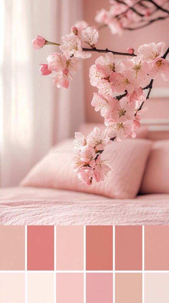 Pink Bedroom Color Palettes 34