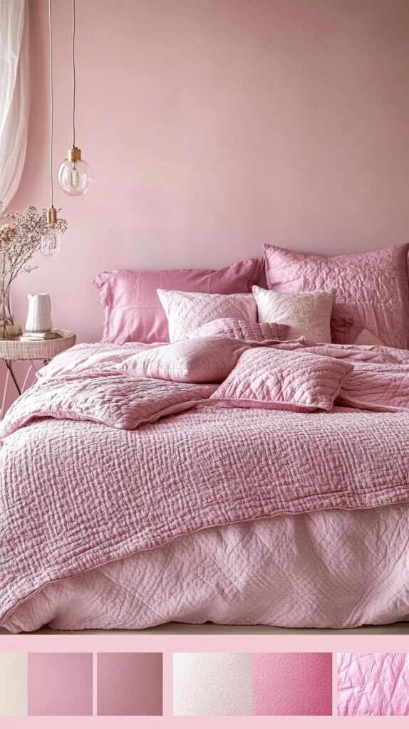 Pink Bedroom Color Palettes 35