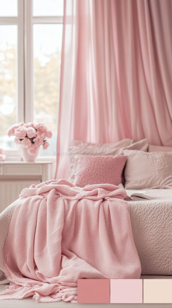 Pink Bedroom Color Palettes 4