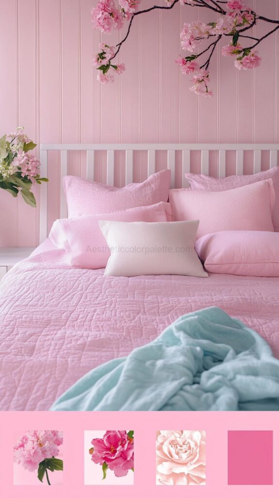 Pink Bedroom Color Palettes 5