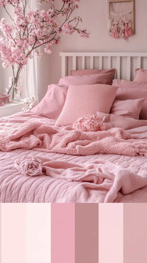 Pink Bedroom Color Palettes 8