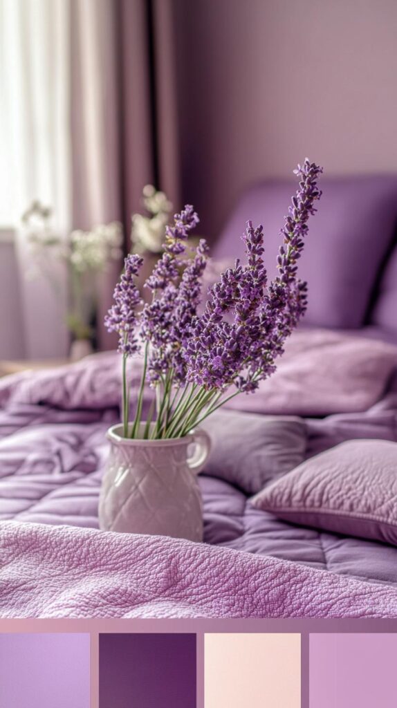 Purple Bedroom Color Palettes 13