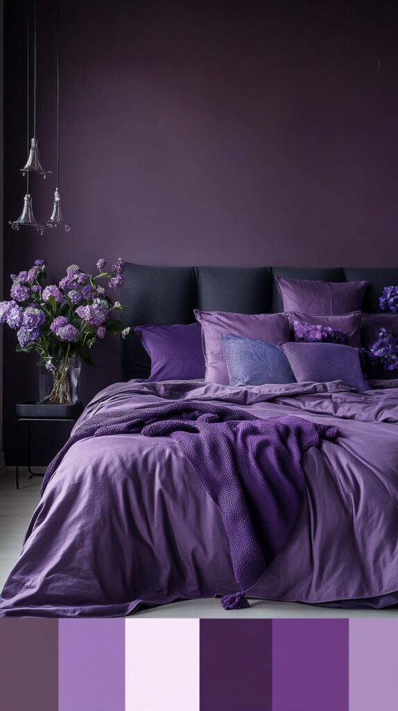 Purple Bedroom Color Palettes 19