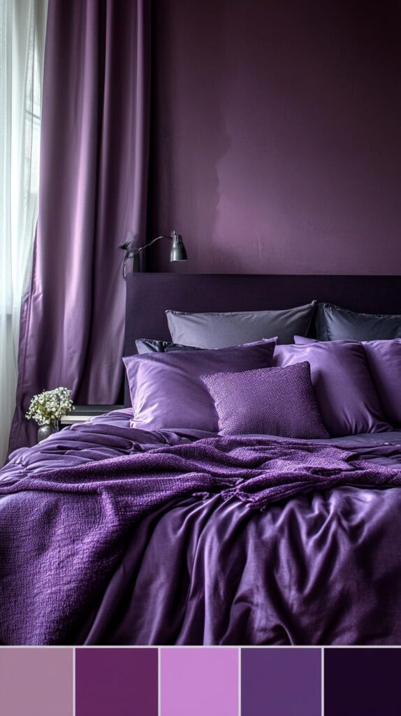 Purple Bedroom Color Palettes 20