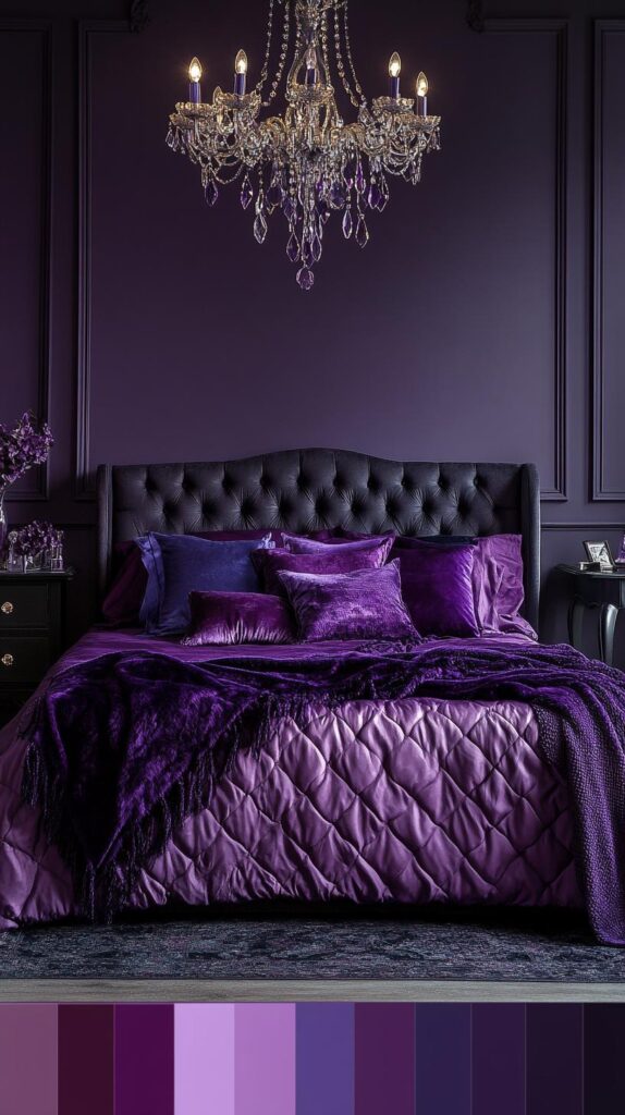 Purple Bedroom Color Palettes 26