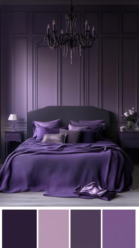 Purple Bedroom Color Palettes 27