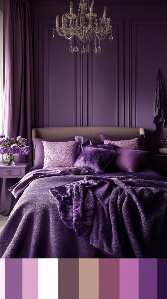 Purple Bedroom Color Palettes 4