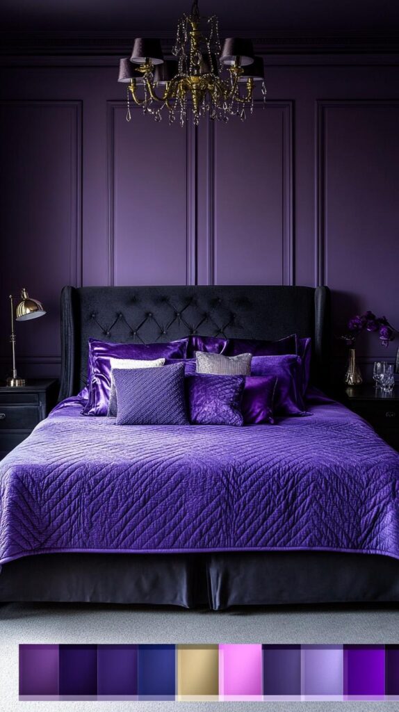 Purple Bedroom Color Palettes 7