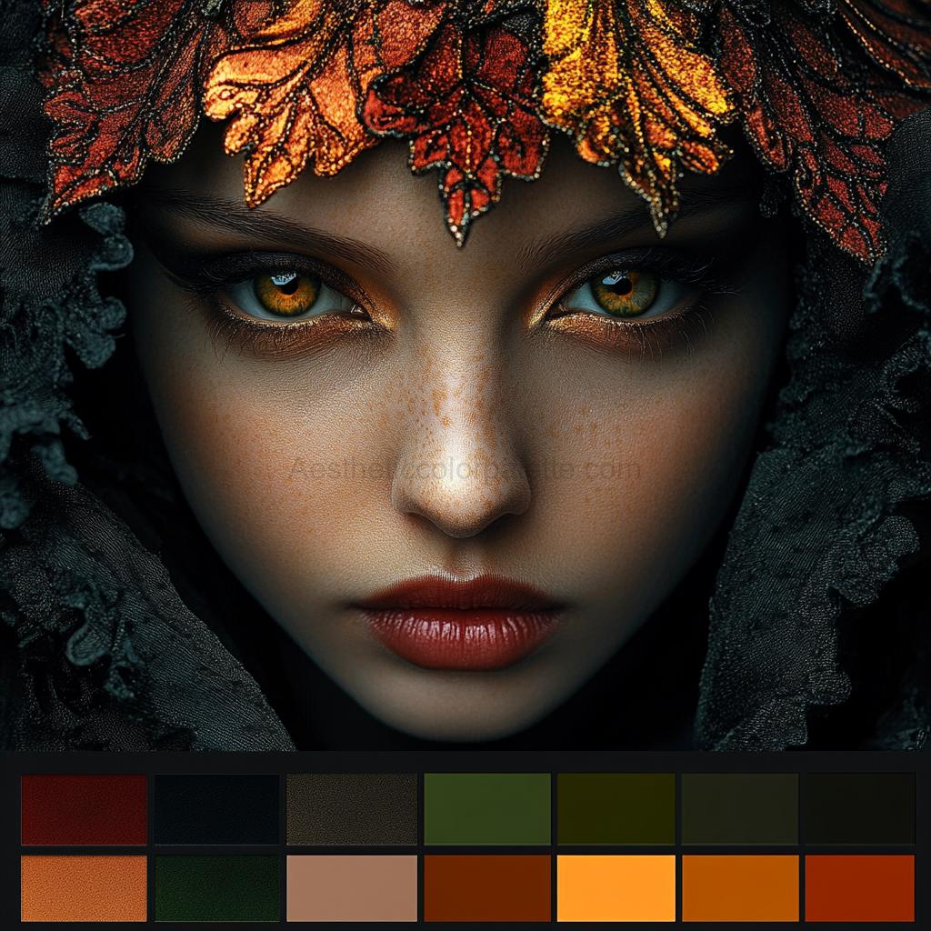 dark acadmia color palette (40)