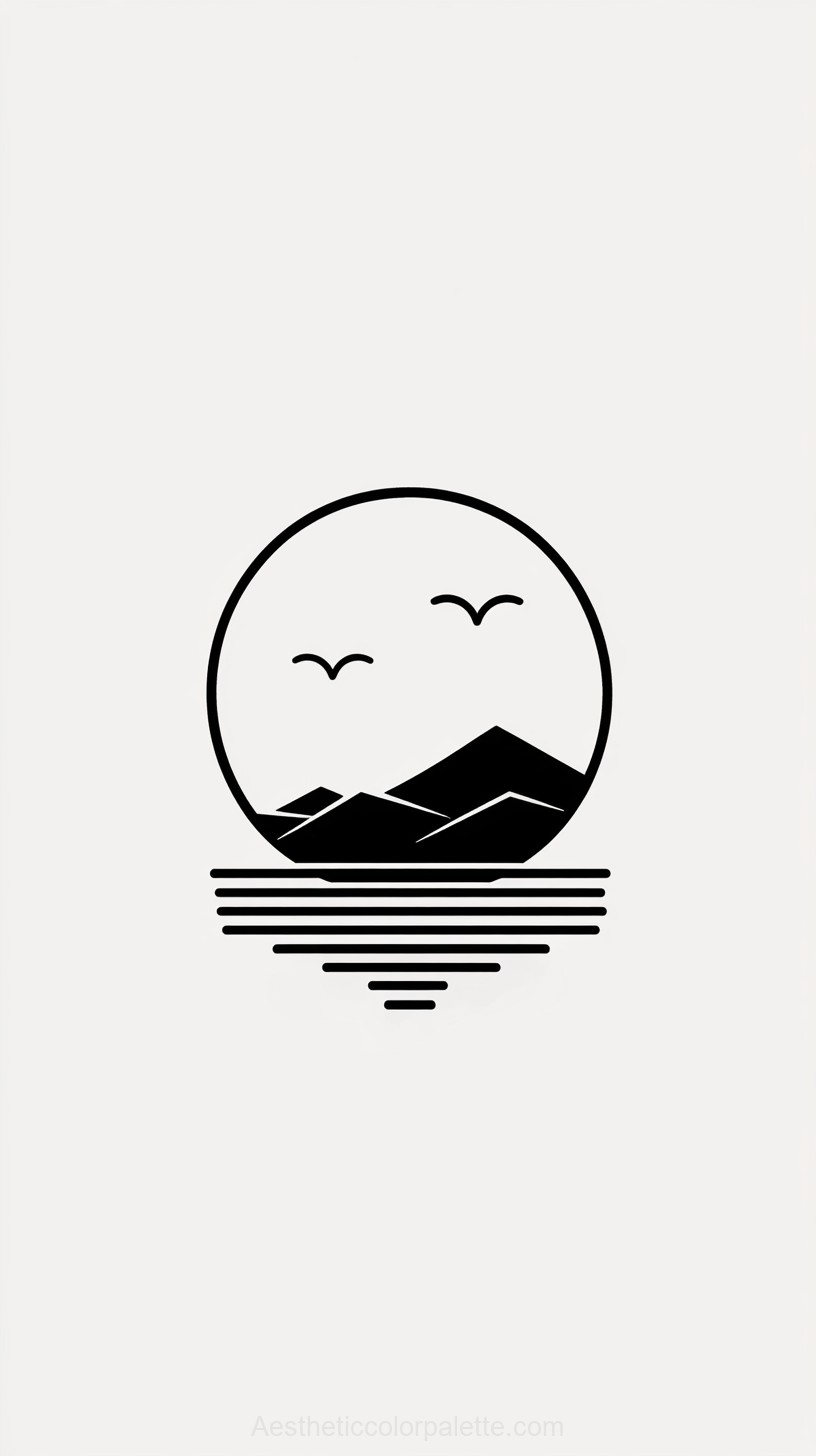 minimal black and white wallpaper 13