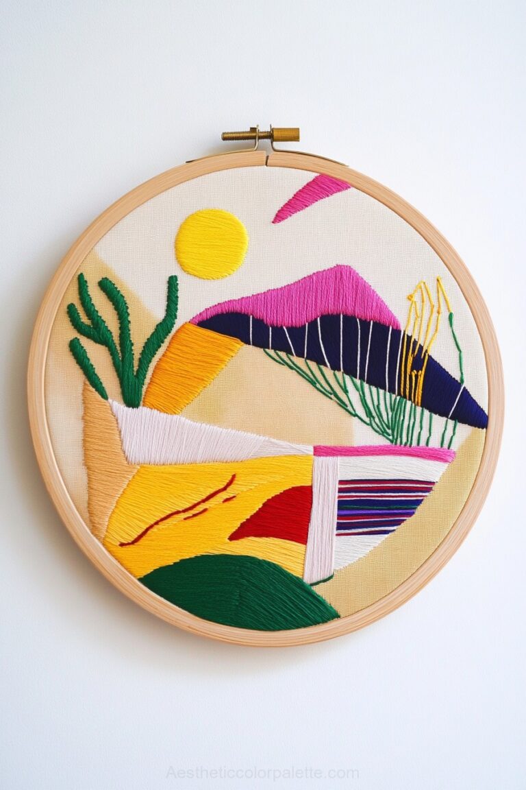 Read more about the article Embroidered Painting ideas