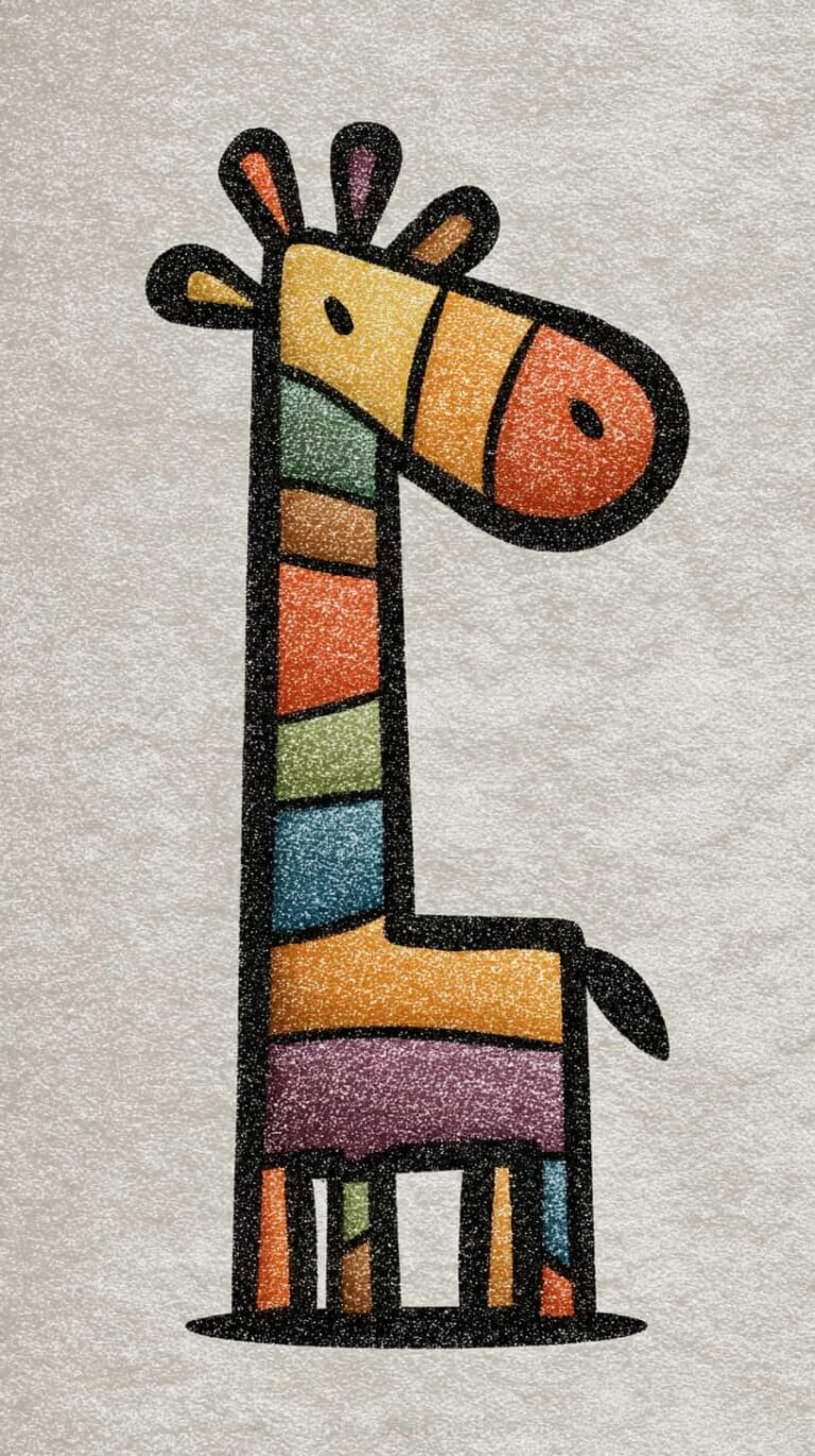 Read more about the article Cute giraffe drawings